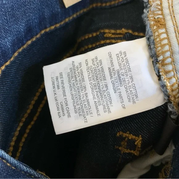 NWT Madewell Roadtripper High Rise Skinny Jeans in Orson Wash, Size 28 - Picture 12 of 12